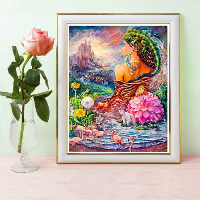 5D Diamond Painting Dream Myth Fairy Embroidery Cross Stitch Kit Diamond Mosaic Picture Rhinestone Art Crafts Home Decoration 2