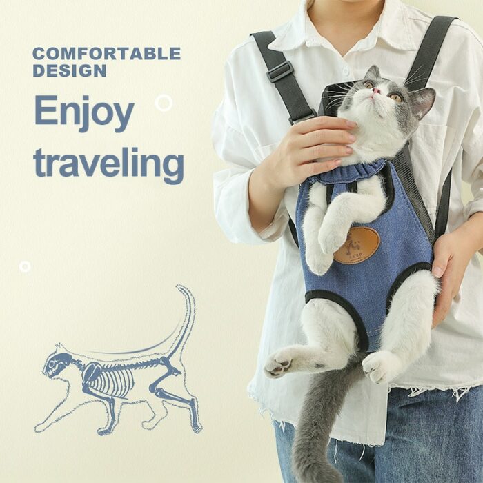 Hoopet Pet Cat Carrier Fashion Travel Bag Dog Backpack Breathable Pet Bags Shoulder Puppy Carrier 4