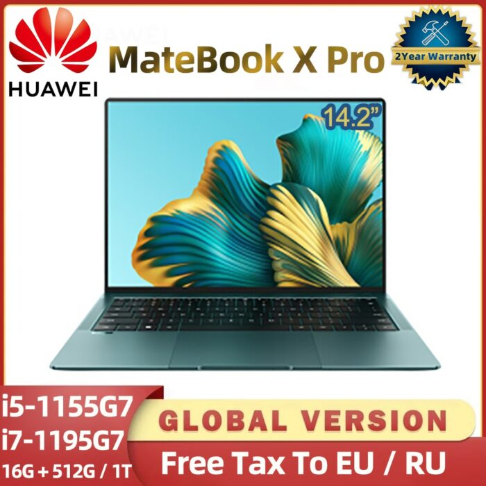 HUAWEI Laptop MateBook X Pro 2022 14.2" i5-1155G7/i7-1195G7 Xe 16GB 512G/1TB 3.1k Screen Ultra-Thin Metal Body Business Notebook 1