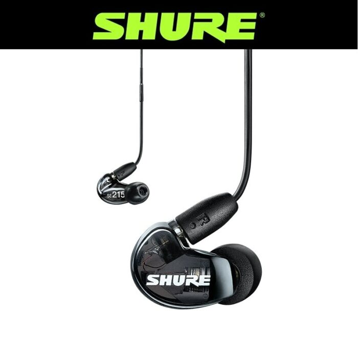 Shure SE215 In-Ear Earphones Monitor Headphones Soundproof Detachable Wire-controlled HiFi Music Sports Earplugs Hanging Ear 1