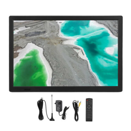 16 Inch Digital Television Intelligent Portable Widescreen LCD Display for Outdoor EU Plug 110‑220V 1