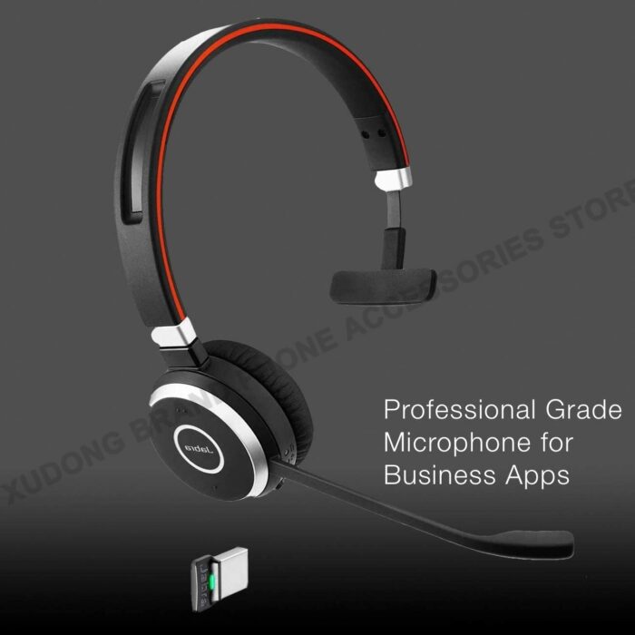 Original Jabra Evolve 65 Bluetooth Mono Stereo MS/UC Earphones Wireless Headset Noise-Cancelling Mic Headphones USB Adapter 2