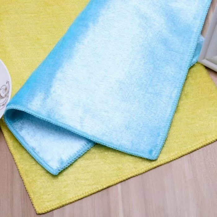 Wholesale non-stick oil mercerizing wooden fiber dish towel,magic bamboo dish Cloth,multi-function wipe towel,cleaning rag/cloth 6