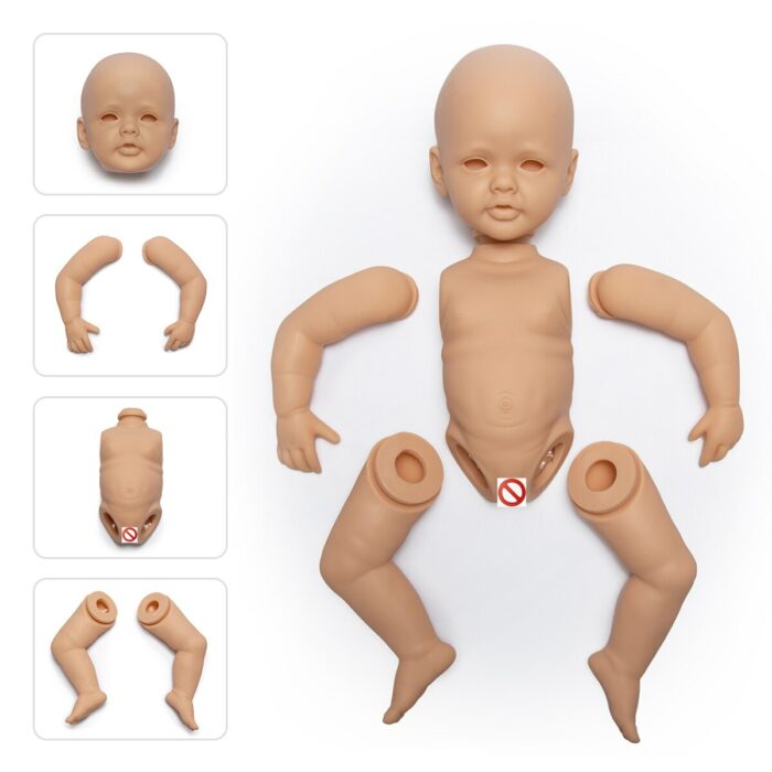 22 Inch Blank Reborn Doll Kits Betty Popular Sell Limited Sold With Full Silicone Body and Accessories 4