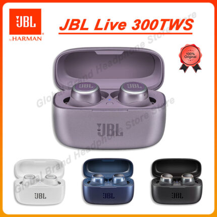 Original JBL LIVE 300 TWS True Wireless Headphones Bluetooth 5.0 headset Music earphone Sports Waterproof headphone with Mic 1