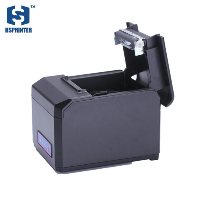 pos 80 printer thermal driver download with auto cutter usb and serial port HS-E81US restaurant order printing slip printer 3