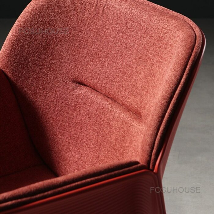 Modern Backrest Home Computer Chair Nordic Luxury Fabric Office Chairs Swivel Lift Armchair Office Furniture Cloth Gaming Chair 5