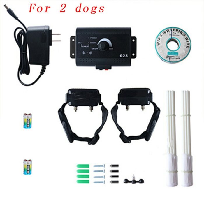 023 Safety Pet Dog Electric Fence With Waterproof Dog Electronic Training Collar Buried Electric Dog Fence Containment System 4