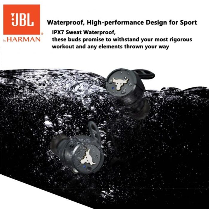 JBL In-Ear Headphones JBL UA Project Rock Bluetooth-Compatible 5.0 Headphones Dual Sound Stereo Waterproof Sports Earphones 4