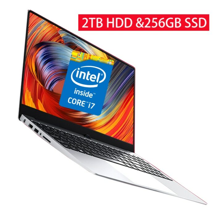 Best Core I7 Notebook 16GB RAM 256GB SSD+2TB HDD 15.6 Inch IPS Screen Metal Business & Gamer Laptop Computer 1