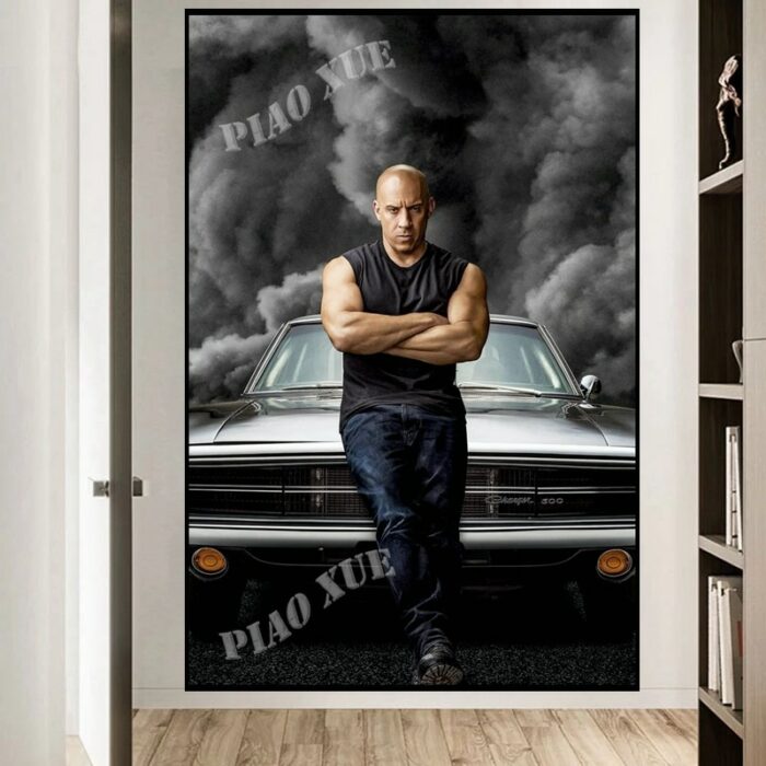 5d Diamond Painting Fast And Furious Poster Full Square/Round Paul Walker Cross Stitch Kits Wall Art For Home Decor 3