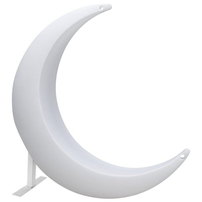 Recreation LED Crescent Moon Lighted Swing Seat Heavy Duty with Rope for Kids Adults IP54 RGB Color Changing with Remote Control 6