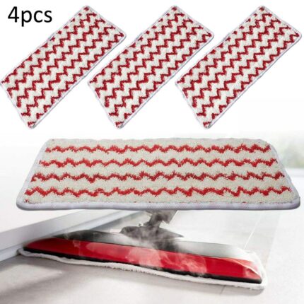 4Pcs Microfiber Pad Replacements For Vileda Steam XXL Power Pad Steam Cleaner Eco-friendly Household 2021 Newly 1