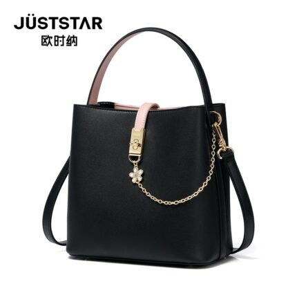 Just Star Bag Crossbody Bag New Trendy Women's Bags Versatile Handbag Large Capacity Single Shoulder Bucket Bag 1