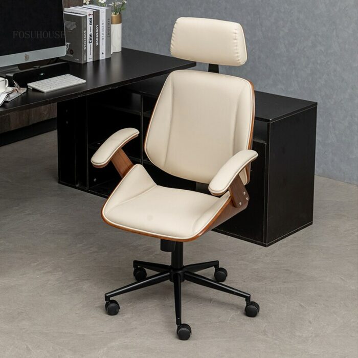 Advanced Office Chairs Modern Office Furniture Lift Swivel Backrest Chair Leisure Comfortable Computer Chair home Boss Armchair 2