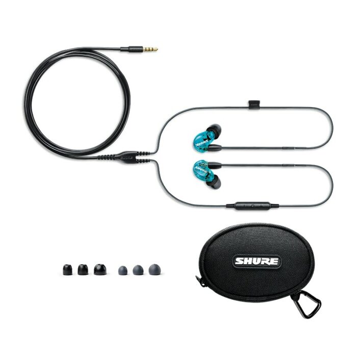 Shure SE215 In-Ear Earphones Monitor Headphones Soundproof Detachable Wire-controlled HiFi Music Sports Earplugs Hanging Ear 6