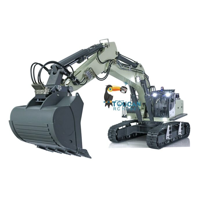 1/14 K970 100S Hydraulic Excavator Kabolite Metal Tracked Simulation Remote Control Heavy Mining Excavator Model 4