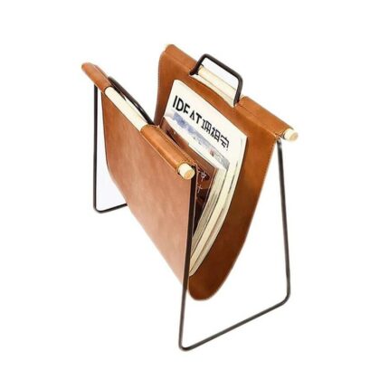 Office Decorative Magazine Newspaper Rack Metal Floor Data Storage Holder For Bedroom Study Living Room Magazine Holder Stand 1