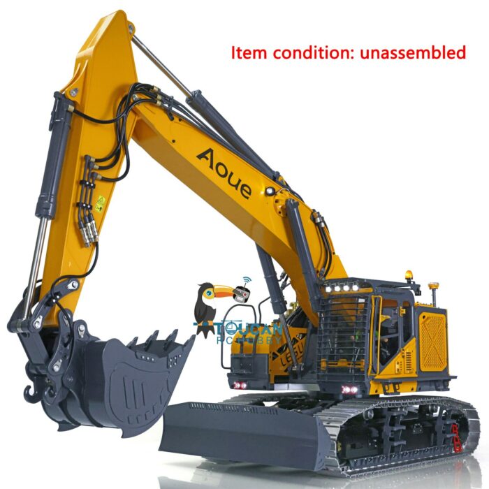 LESU 1/14 Metal RC Hydraulic Excavator Aoue ET35 Radio Control Construction Vehicle Model Pump Valve ESC Tracks THZH1295-SMT1 6