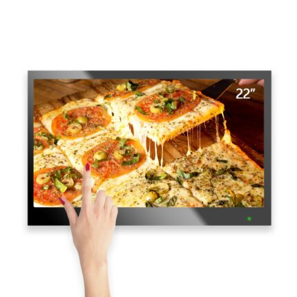 Soulaca 22 Inch Touch Screen Waterproof TV Android 9.0 for EU Bathroom Smart LED Television Full HD 1080P 1