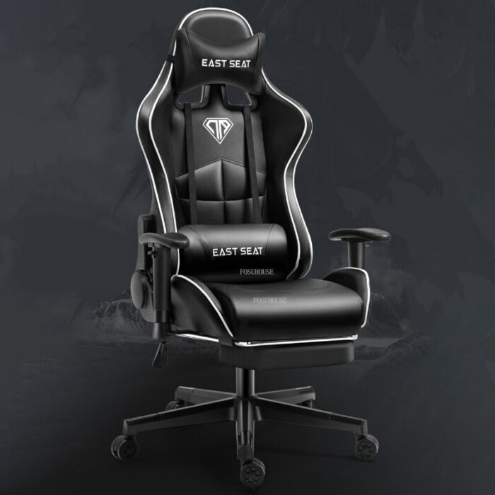 Professional Computer Chair Leather LOL Internet Cafe Rotating Racing Chair WCG Gaming Chair Lift Back Recliner Office Chairs 1