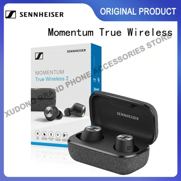 Original Sennheiser MOMENTUM True Wireless 2 TWS In-Ear Headphone Bluetooth Deep Bass Earphones HiFi Headset Earbuds With Mic 1