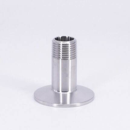 1/2" BSPT Male x K77.5mm 2.5" Tri Clamp SUS 316L Stainless Steel Sanitary Coupler Fitting Homebrew Beer 1