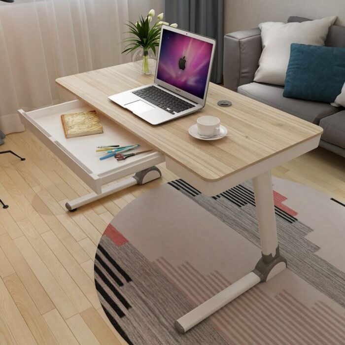 Simple Computer Desk Desktop Home Tempered Glass Simple and Convenient Writing Gaming Table Commercial Furniture Metal Modern 6