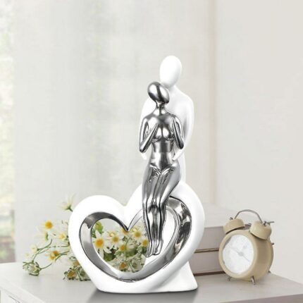 MODERN CERAMIC COUPLES FURNISHING CRAFTS HOME LIVINGROOM TABLE FIGURINES DECORATION OFFICE DESKTOP ORNAMENTS DECOR WEDDING GIFTS 1