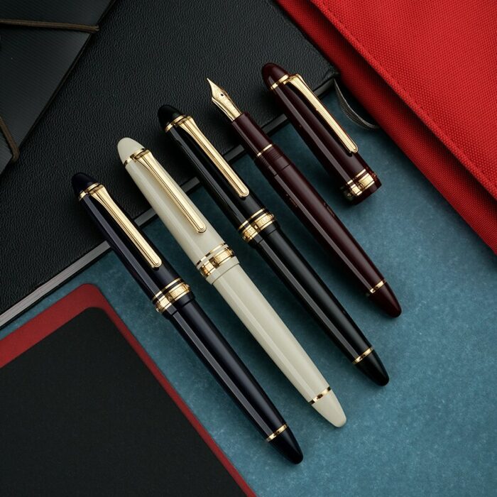 Sailor 11 - 1219 1201 PROFIT 14K Gold Torpedo Fountain Pen 1911s Standard Ivory White High-end Gift Calligraphy School Zoom Nib 6