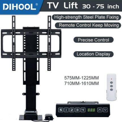 32-75 inch Remote TV Lift Motorized Cabinet Mount Electirc Linear Actuator Lifting Column DC Motor Monitor lift 1