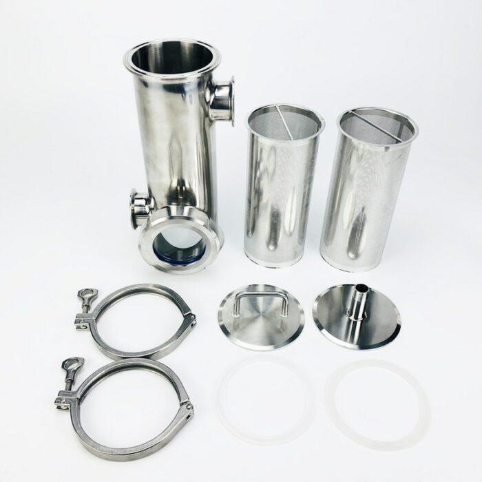 4"(102mm)OD119 Gin Basket Set For Homebrew With Filter Basket Of V-1500ml ,Connector 4"*4"X2"*2",Gin Basket Distillation 4