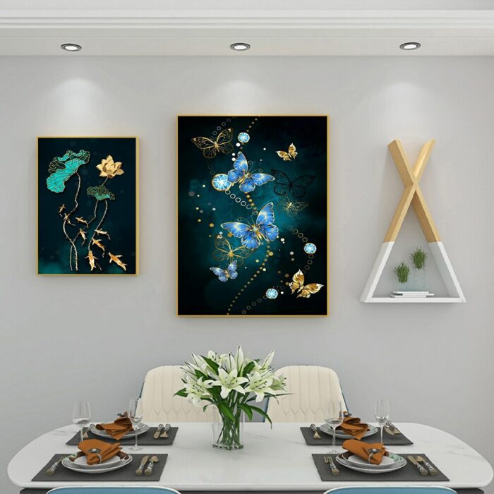 Full Square Diamond Painting Butterfly 5D DIY Diamond Embroidery Animals Cross Stitch Kit Rhinestone Mosaic Art Home Decoration 4