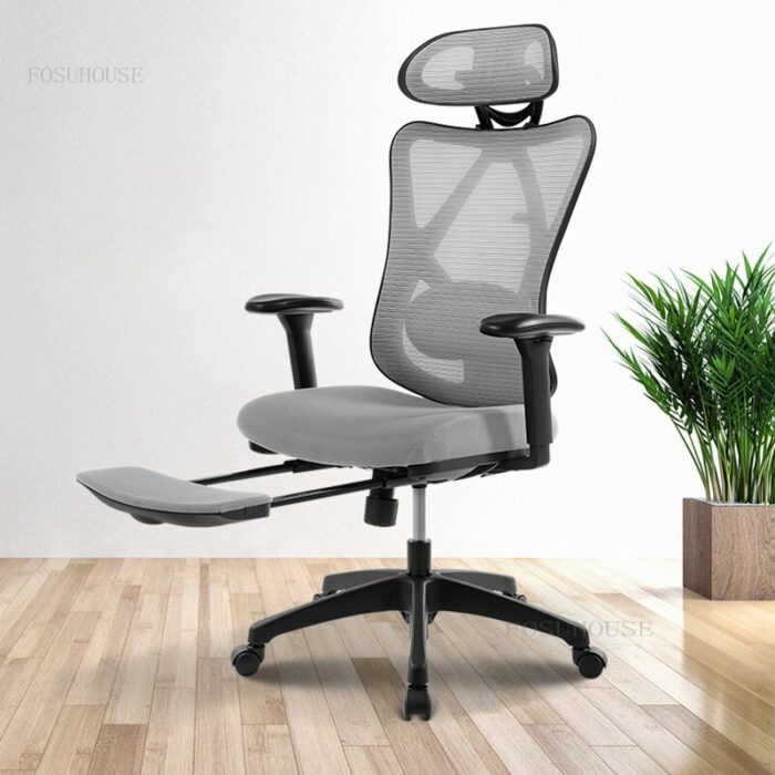 Modern Minimalist Office Chairs Lift Swivel Creative Fashion Backrest Gaming Chair Home Reclining Leisure Armrest Computer Chair 5