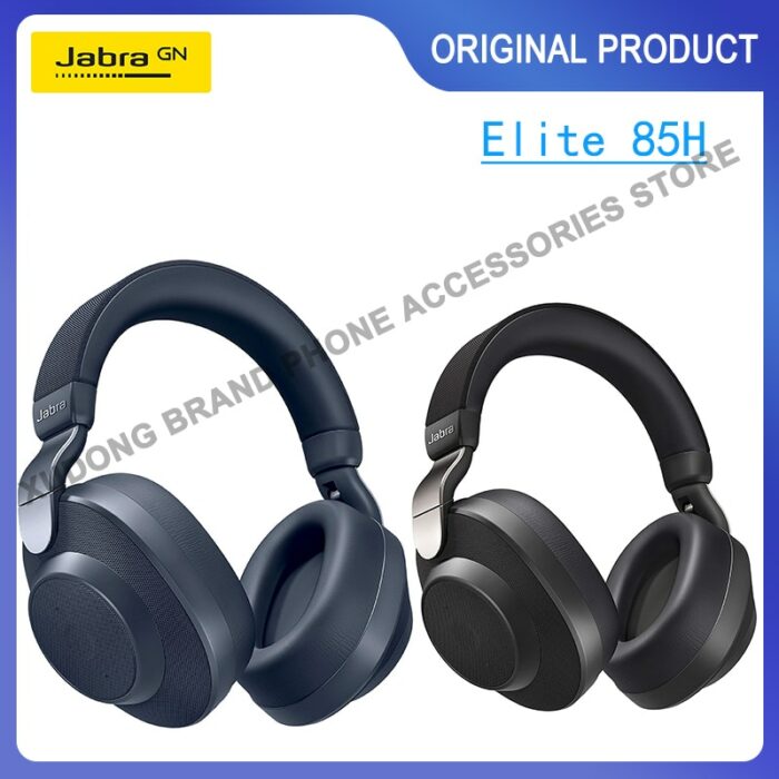 Original Jabra Elite 85h Over Ear Bluetooth Wireless Headphones Noise-Canceling Gaming Earphones Foldable Headset With Mic 1