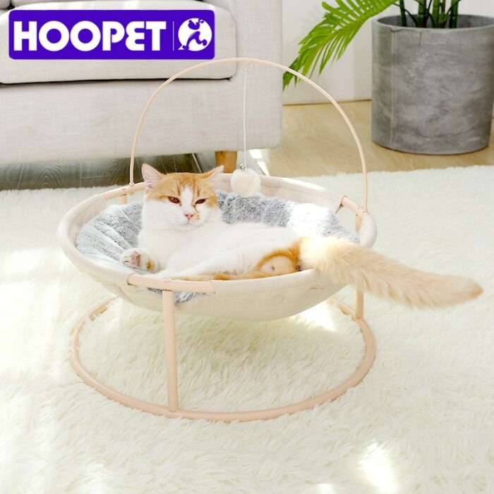 HOOPET Cat Bed Pet Hammock Cats Beds Indoor Cat House Mat for Warm Small Dogs Bed Kitten Window Lounger Cute Sleeping Mats 1