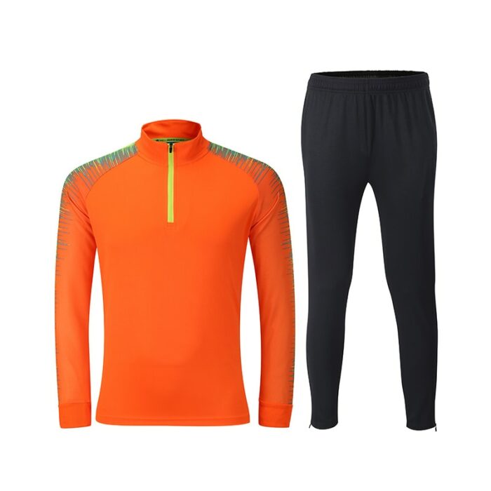 Men's Tracksuits Gym Sportwear Running Set 2 Piece Men Sport Football Training Suit Long Sleeves Pants Set Workout Tracksuits 3