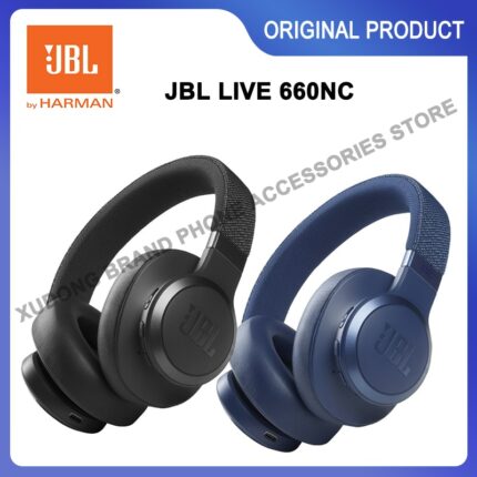 Original JBL Live 660NC Wireless Bluetooth Over Ear Headphones LIVE660NC TWS Earphone Gaming Sport Headset With Mic 1