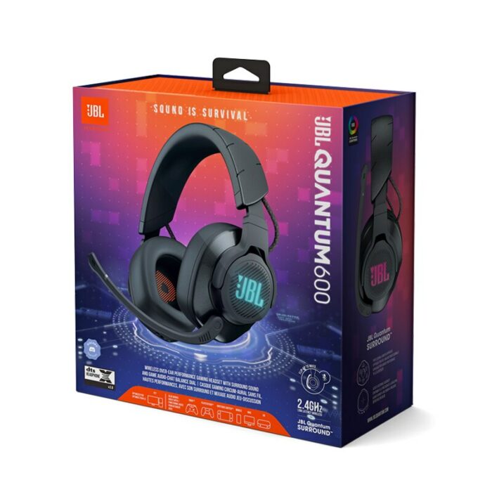 Original JBL Quantum 600 Over-ear Gaming Headset Noise reduction ESports Headphone with Surround Sound Headphones Mic 6