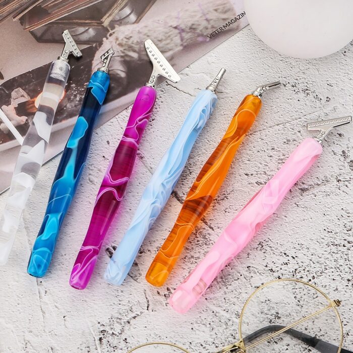 7Pcs Resin Diamond Painting Pen Eco-friendly Alloy Replacement Pen Heads Multi Placers Point Drill Pens DIY Craft Nail Art Tool 3