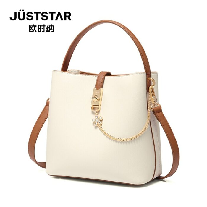 Just Star Bag Crossbody Bag New Trendy Women's Bags Versatile Handbag Large Capacity Single Shoulder Bucket Bag 6