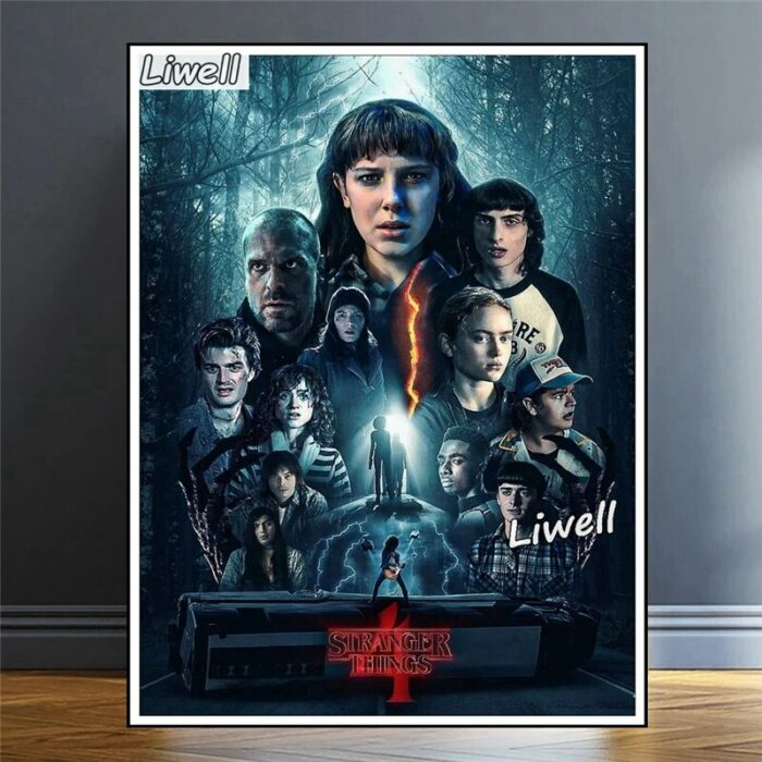 Horror TV Series Stranger Things 4 Diamnd Painting Kits Eleven Millie Picture Cross Stitch Mosaic Wall Art Home Decor 3