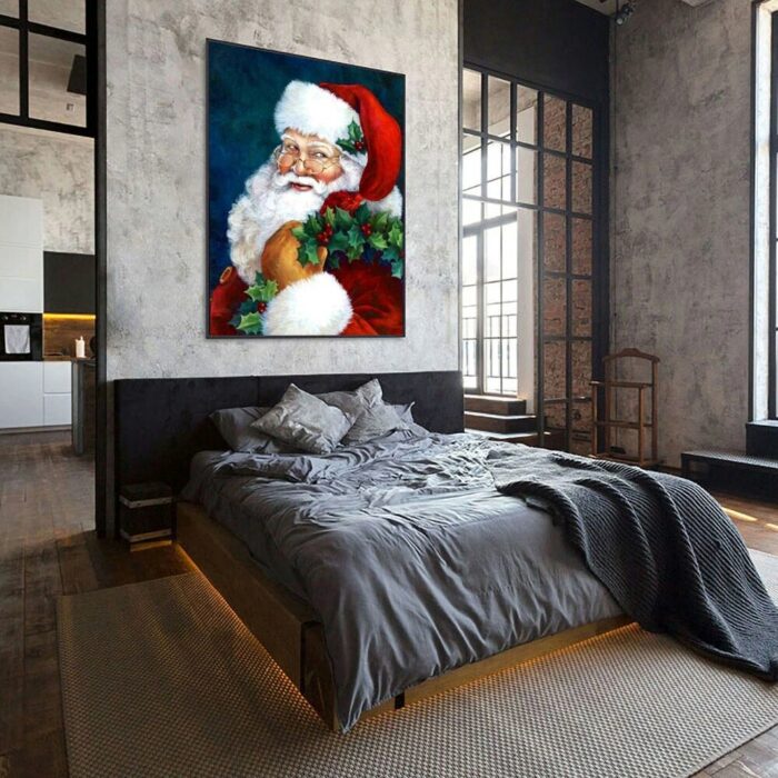 Nabi DIY 5d Diamond Painting Santa Claus Handmade Gift Full Square/Round Diamond Embroidery Cross Stitch Christmas Craft Kit Art 4