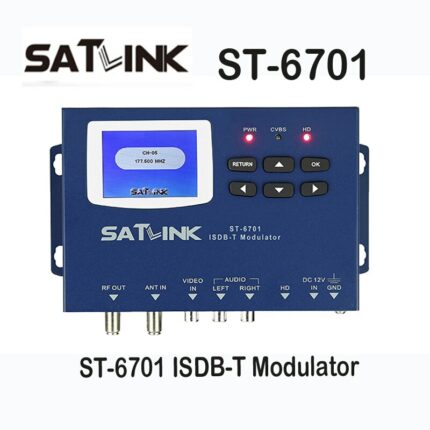 Original SATLINK ST-6701 ISDB-T Modulator Set top box terrestrial digital television main for Japan, Brazil, argentina 2