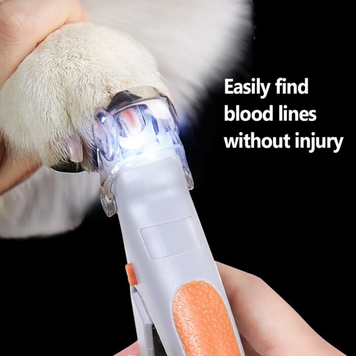 Professional Pet Nail Clipper with LED Light Dog Cat Groomin Tool Scissors Nail Toe Claw Scissors Trimmer Animal Pet Supplies 3