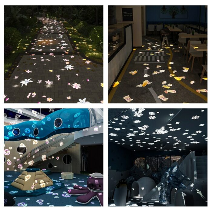 Custom Outdoor Creative Special Effect Pattern Light Led Dynamic Projection Lamp 4