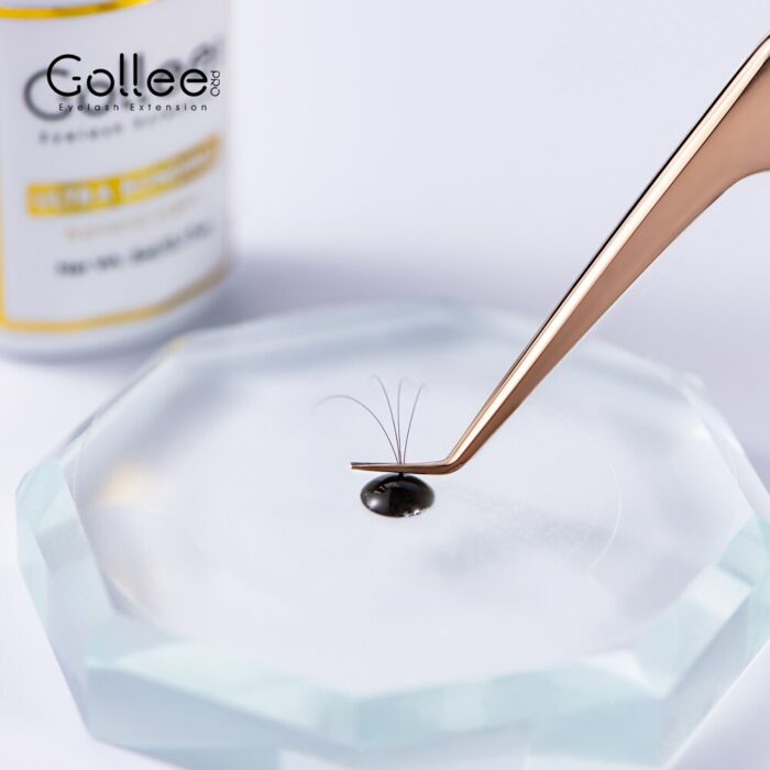 Gollee Banana scent Eyelash Glue 1-2s Fast Drying Waterproof Glue Premade fans Glue 5 Weeks Lasting eyelash extension glue Salon 6