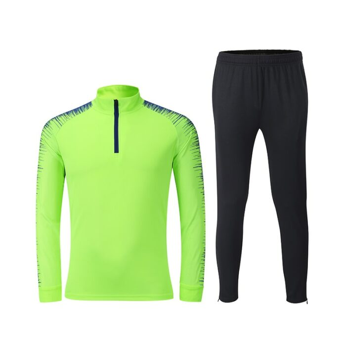 Men's Tracksuits Gym Sportwear Running Set 2 Piece Men Sport Football Training Suit Long Sleeves Pants Set Workout Tracksuits 4