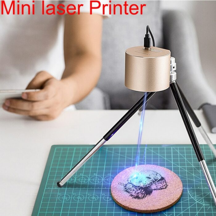 Portable Laser Engraving Machine 3D Printer Desktop Etcher Cutter DIY Engraver Lifetime 10000 hours Mini laser printer #R30 2