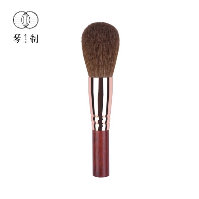 QINZHI Professional Handmade Make Up Brush 121 Large Round Blush Brush Short Handle Soft Resilient Weasel Hair Makeup Brushes 1